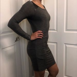 Guess Long Sleeved Midi Dress